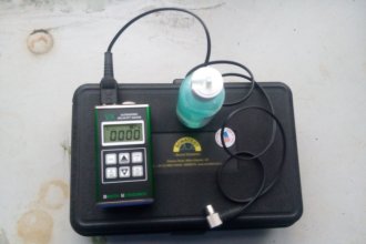 Sound speed measurement test